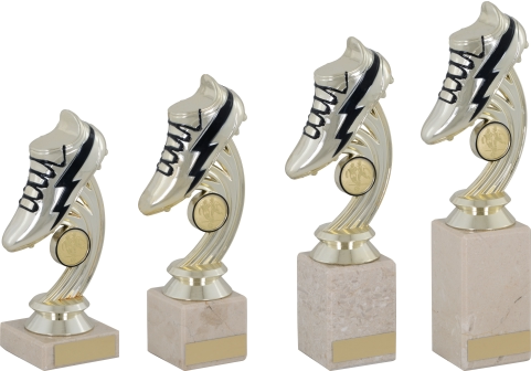 Amazing Value Football Gold Boot Trophies With Marble Base SDTWT Series from £3.54 excVAT